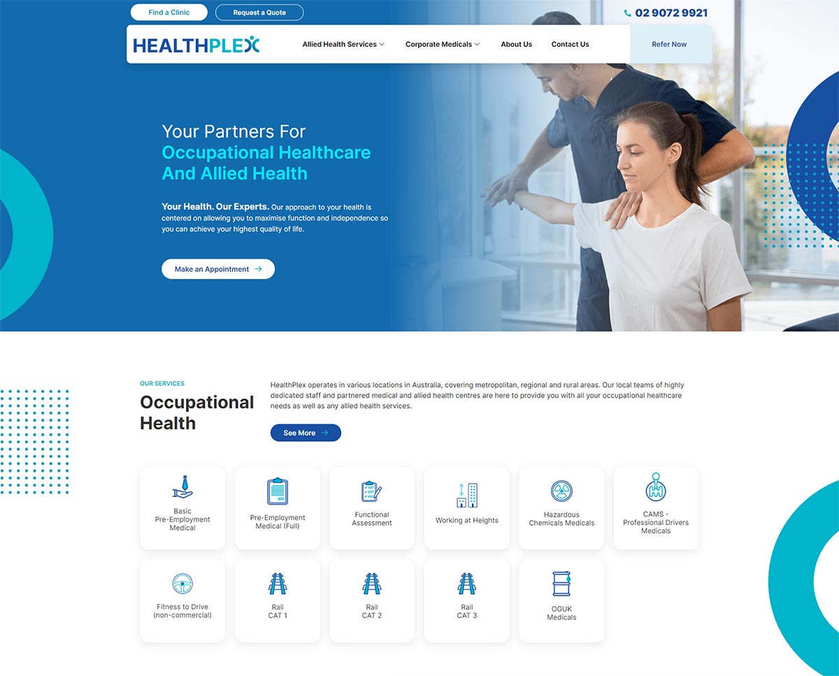 HealthPlex Your Partners for Occupational Health & Allied Health